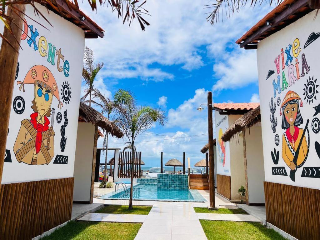 Flats Villas Litoral Sul - Praia Pontal Do Peba - Piacabucu - Al Exteriér fotografie
